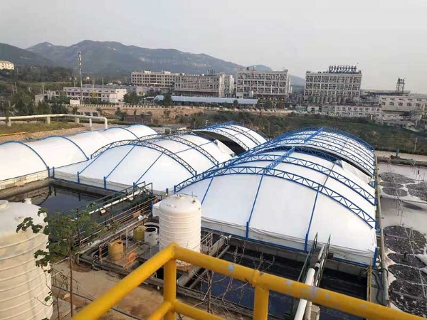 反吊膜污水池加盖